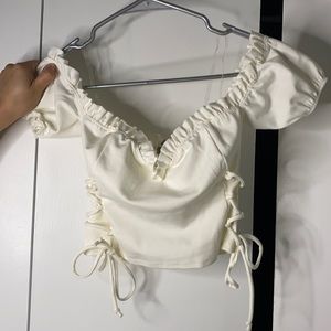 brand new (with tags) white fairy/princess top.